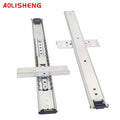 AOLISHENG Living Room TV Cabinet Slides Ball Bearing Cold Rolled Steel 30kg Loads Hidden Cabinet Door Push-pull Guide