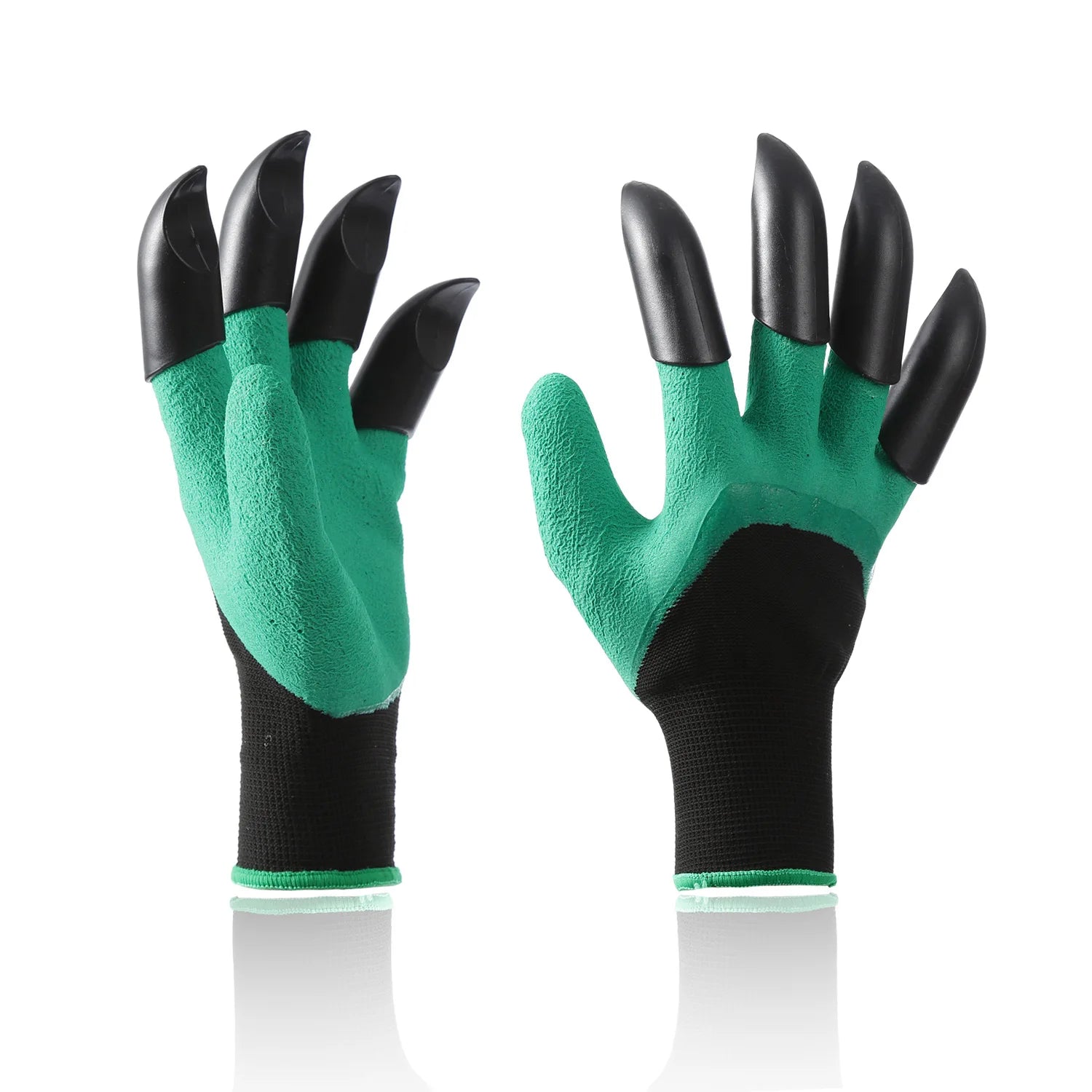 Jiuyi Garden Claw Gloves ABS Claws Digging Planting Transplanting Fruit Tree Picking Protective Work Gardening Latex Gloves