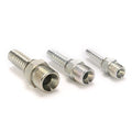High Pressure Carbon Steel Hydraulic Fittings BSP Male 60 Degree Cone Seat OEM Forged Zinc Plated