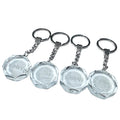 Promotional Hot Sale Crystal Keychain Engrave Crystal 3d Keychains
