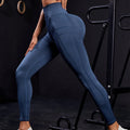 FLW Wholesale Custom Gym Wear Women High Waist Leggings Push up Yoga Pants Sports Femme Tights Scrunch Butt Seamless Print