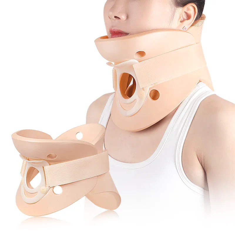 Neck Brace Adult Cervical Collar Split Cervical Spine Fixed Support Adjustable Stretch High Density Foam Neck Brace