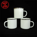 Ready to Ship S017 12oz 360ml Customized Sublimation Blanks Christmas Thanksgiving Mother's Day Anniversary Enamel Mug Cup