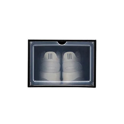 Transparent Plastic Shoes Case Sneaker Magnetic Drop Front Shoe Box  Storage Top Sell