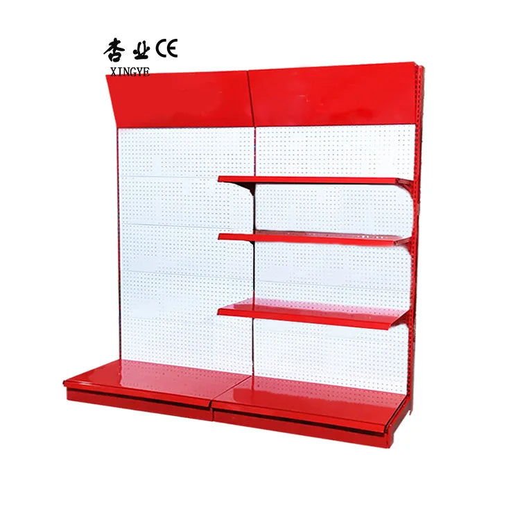 Factory Custom Size Color Supermart Rack Gondola Supermarket Display Rack Shelf