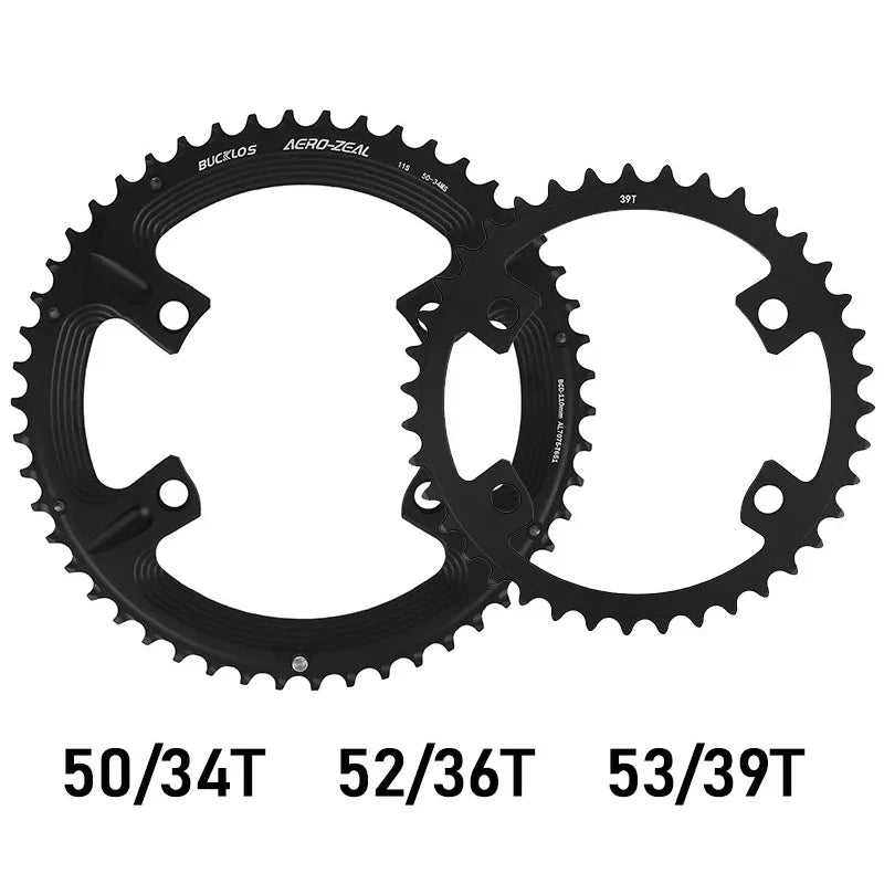 BUCKLOS 110 BCD Bike Chainwheel for R7000 R8000 R9000 R9100 Road Bicycle Chainring 4 Holes Road Bike Crown 8/9/10/11/12S
