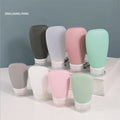 OEM/ODM 30ml 60ml 90ml Leak Proof Customized Eco Non-toxic Size Silicone Travel Bottle Set KitShower Gel Cosmetics Storage