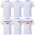 Sublimation t Shirts Business Advertising Promotional Work Shirts 100 Polyester Tee T-shirt for Sublimations Blank t Shirts