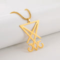 Lucifer Pendant Stainless Steel Necklace Fashion Jewelry Necklaces for Man Woman