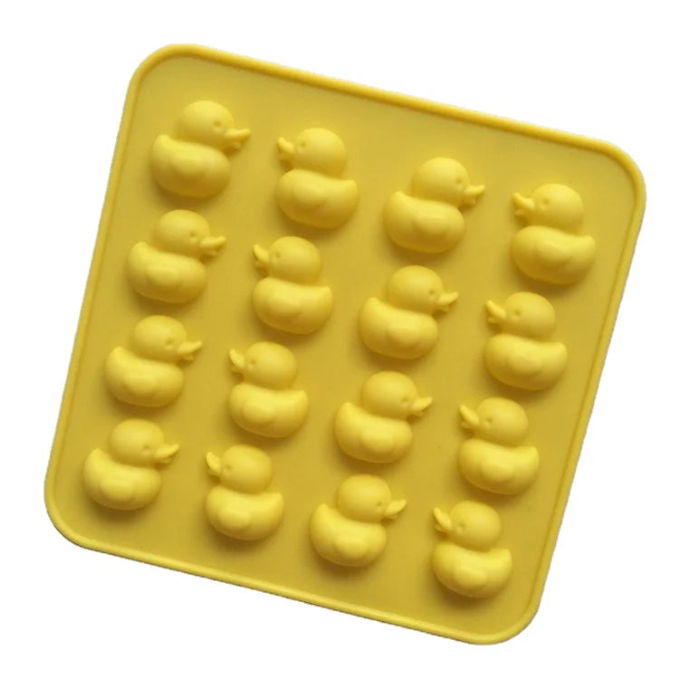 Cute Animal Duck Silicone Baking Mold for Gummy Candy Plate Cake Tools OEM/ODM Welcome