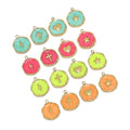 Jewelry Making Supplies Stainless Steel Enamel Star Moon Heart Pendant Medal Charms for Women Jewelry Necklace Accessories