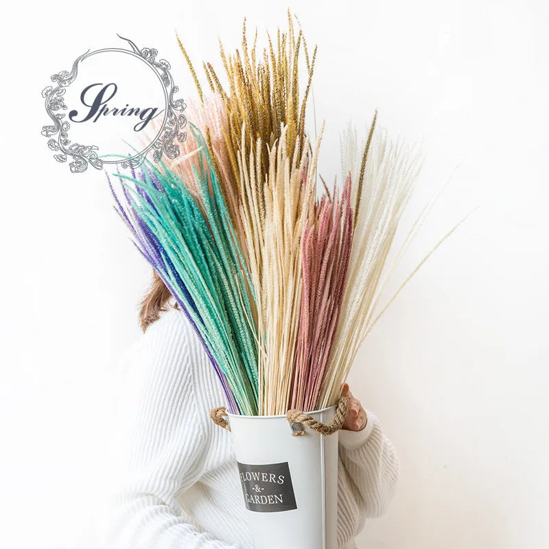 Wholesale Natural Goldenrod Aaron's Rod Dried Flowers for Garden Decor for Christmas Graduation Mother's Day