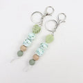 Hot Sale Customized Cartoon Leaf Shape Silicone Print Keychain Eco-Friendly Gift for Mom