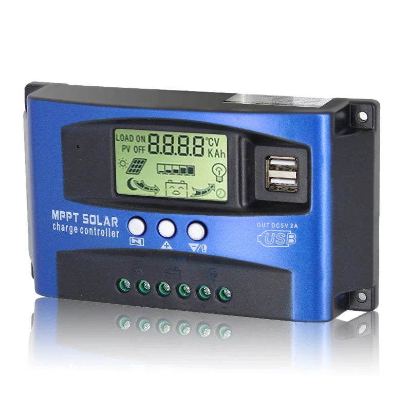 Solar MPPT 30A Charger Controller Dual USB LCD Display 12V 24V EASUN POWER ICharger MPPT L30A 1500W Max PV Power