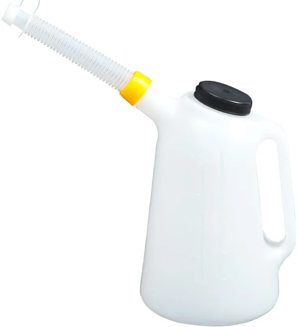 Plastic Oil Can 3L Funnel Jug Measuring Pot 3 Liter Graduated Polyethylene Tank with Scale Gasoline Resistant Acid