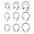 Getta Hot Sale Stainless Steel Labret Piercing Sexy Lips Ring Cartilage Earring Helix & Tragus Septum Jewelry for Weddings