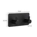 Coat Hooks Custom Kitchen Hanger Heavy Duty Shower Adhesive Brushed Nickel Bathroom 2 Towel Hooks for Wall