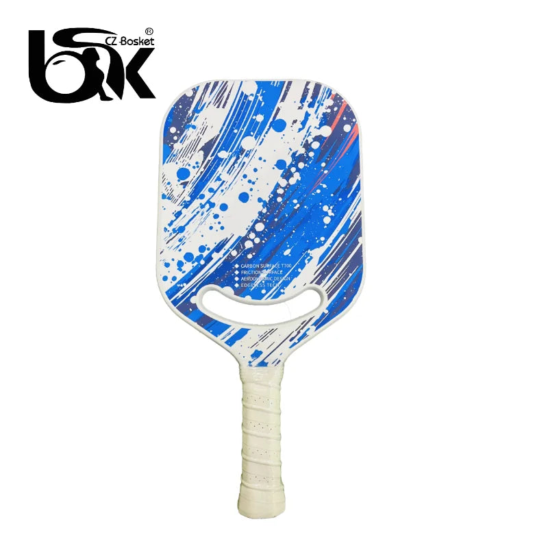 Custom LOGO USAPA Approved Top Quality Pickleball Paddle Carbon Fiber Thermoformed T700 Pickleball Paddle With Grity Textured