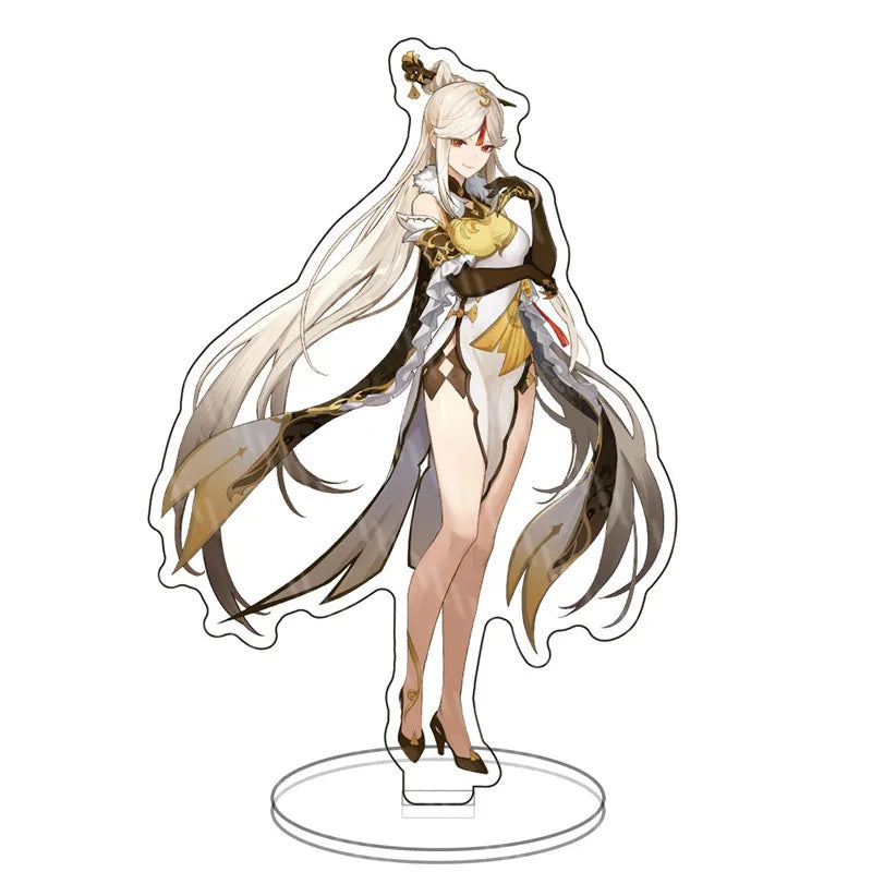 Custom Yuanshen Cartoon Anime Character Bracket Acrylic Logo Acrylic Bracket Asian Desktop Display Stand Decoration
