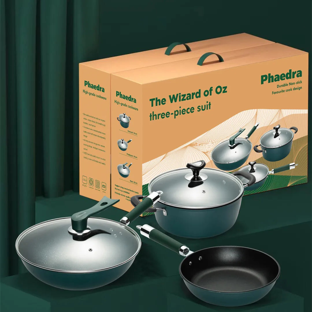 5 Piece Pots Pans Lids Set Dishwasher Oven Safe Maifan Stone Non Stick Pot Kitchen Cookware Set with Handle