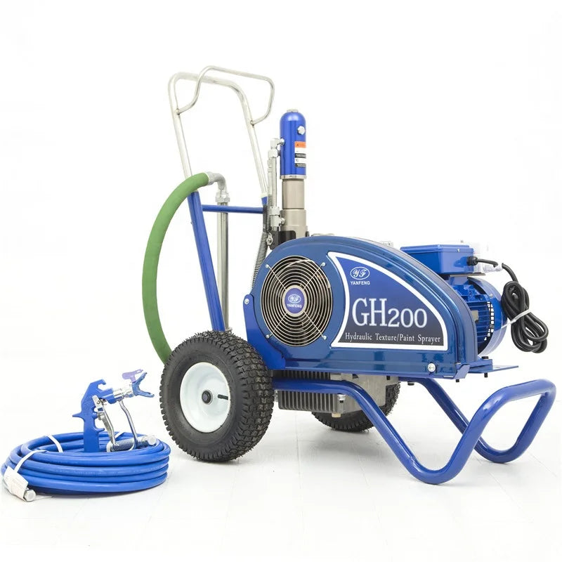 Electric Hydraulic Piston Airless Paint Sprayers GH200 Heavy Duty Putty Airless Sprayer