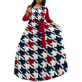 Custom Casual Oversized Flowy Maxi Dresses for Women with Unique All-Over Prints & Artistic Designs