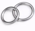 Customized 304 316 Stainless Steel Metal Solid Welded Circle Round Seamless O Rings