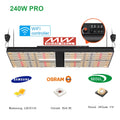 BAVA Newest Heatsink samsung Lm301h 288 240w Grow Lamp V4 Oslon 660nm Red 385nm Uv Switch 730nm Far Red Plant Grow Light