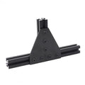 China Manufacturer 6443 Cnc  Rohs Oem Odm 10 Series  7 Hole T Shape Joining Aluminum Plate for Aluminium Profile  10/15 Inches