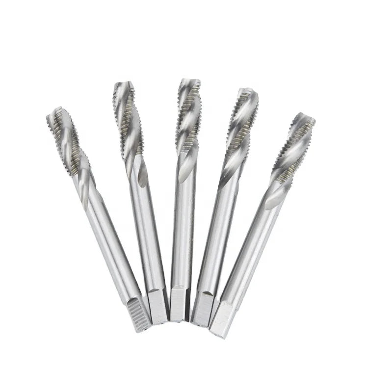 M2-M36 HSS 6542 Carbide Die Bright Finishing Hand Tap Tin Coating Flute Tap for ISO Standard Metric/UNC/UNF Threads Tap Die Set