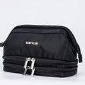 KONCAI Custom Logo Vanity Makeup Bag Large Capacity Fashion Style Cosmetic Case with Zipper Closure for Daily Usage