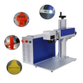 Faith Raycus Portable Fiber Laser Marking Machine 20w 30w 50w MOPO JPT for Metal Plastic Pipe Supports New Laser DXF BMP AI DST