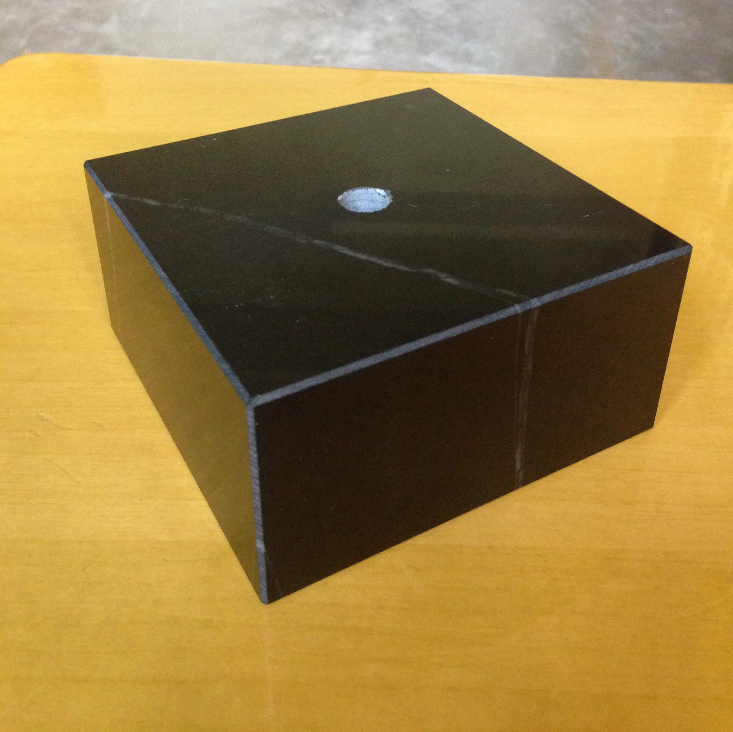Marble Stone Crafts Elegant Antique Imitation Trophy Base 7*7*3cm Russia Origin for Recognition Awards