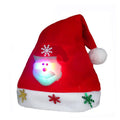 Top Grade Creative  Kids Adults  Red Santa Reindeer Snowman Christmas Hat with LED Lights