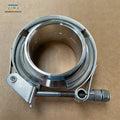 1.75 Inch 1.75"  45mm Ss304 Quick Open Exhaust V Band Clamp Turbo Clamps with Male Female Flange Kits