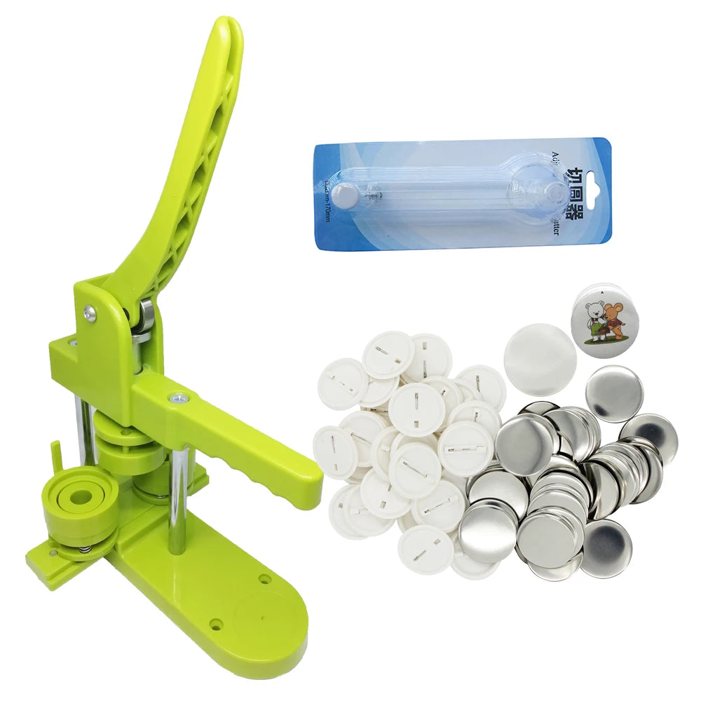 Round Pin Badge Making Machine Badge Button Maker Pin Badge Maker Machine