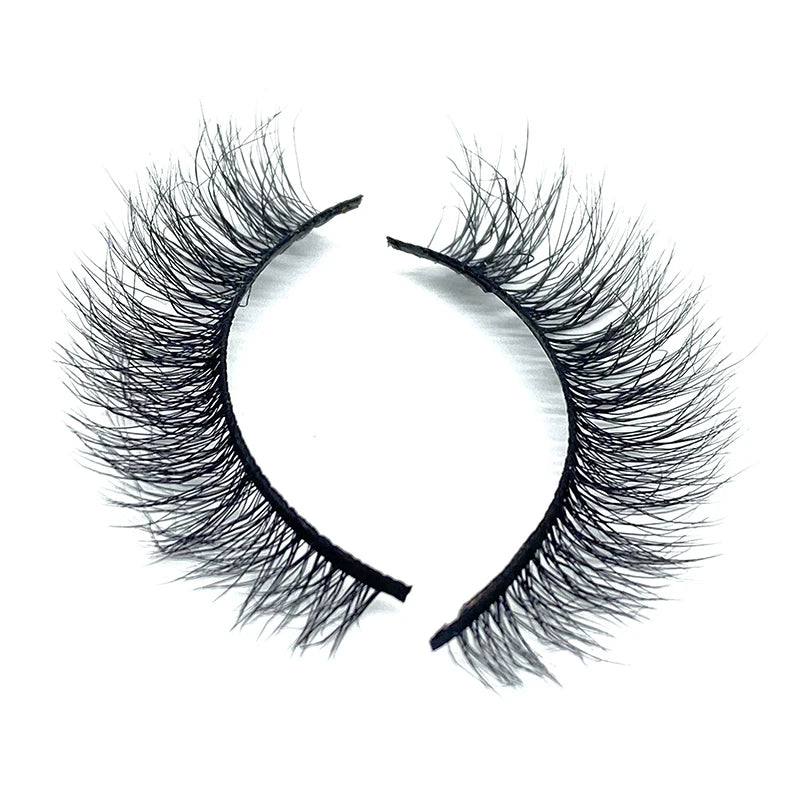Private Label 3D Faux Mink Lashes Full Strip Lashes Luxury Faux Mink Lashes