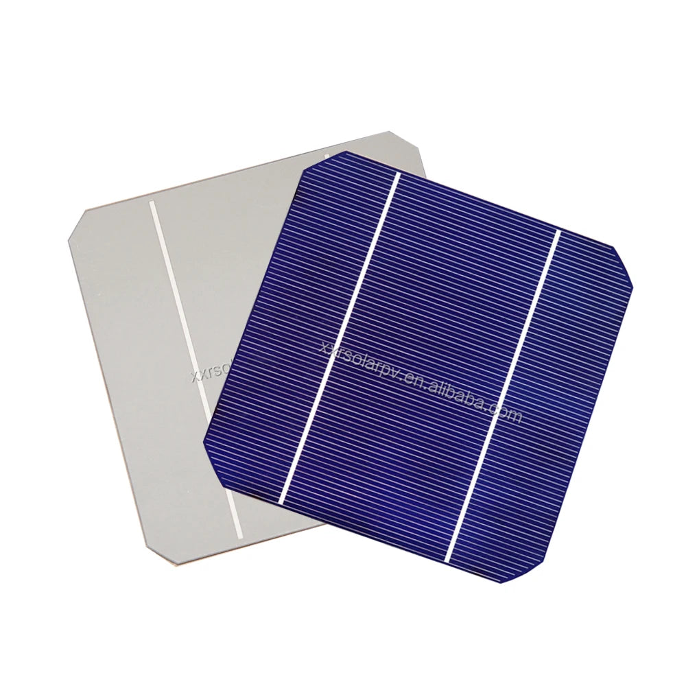 Hot Sale 125mm Solar Cell 2BB 3BB High Efficiency Cut Half Size Mono Solar Cell for Solar Panel Can Cut Any Size