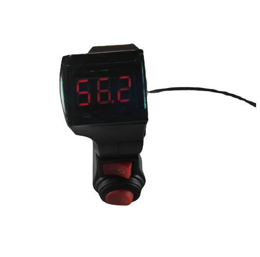 12-120v Digital Voltmeter+3Gears/Cruise/On-Off Switch Electric Scooter BICYCLE MTB TRICYCLE Parts 2M LENGTH
