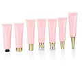 Empty 30ml Plastic Squeeze Tube Pearl Pink Hand Eye Cream Tube Acrylic Lid Makeup Refillable Soft Cosmetic Lotion Squeeze Tubes
