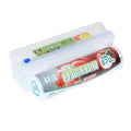 Household Kitchen Food Cling Film Cutter Plastic Large Roll Dustproof Cover Cutting Box Economical for Bag White
