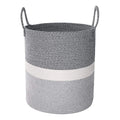 KUYUE Cotton Rope Storage Baskets Large Woven Basket Laundry Storage