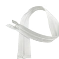 Hot Selling Durable Heat Resistant Industrial Grade White Nylon Zipper for Firefighter Gear Workwear Outdoor Equipment Luggage