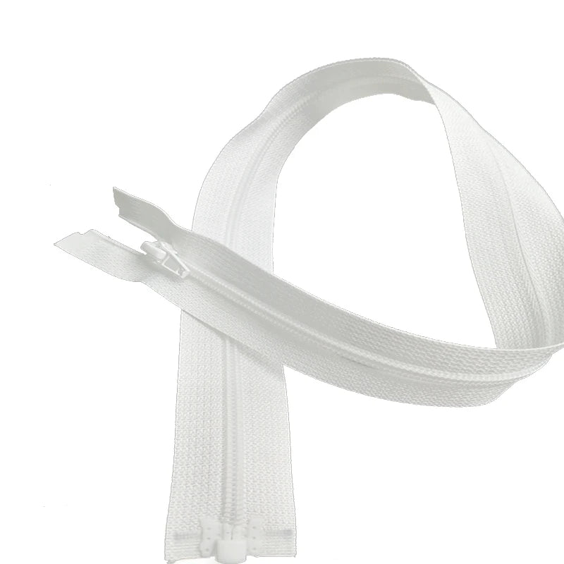 Hot Selling Durable Heat Resistant Industrial Grade White Nylon Zipper for Firefighter Gear Workwear Outdoor Equipment Luggage