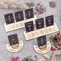 New Wooden Tarot Stand Divination Ritual Altar Decorations Rectangular Card Placer Three-phase Lunar Props