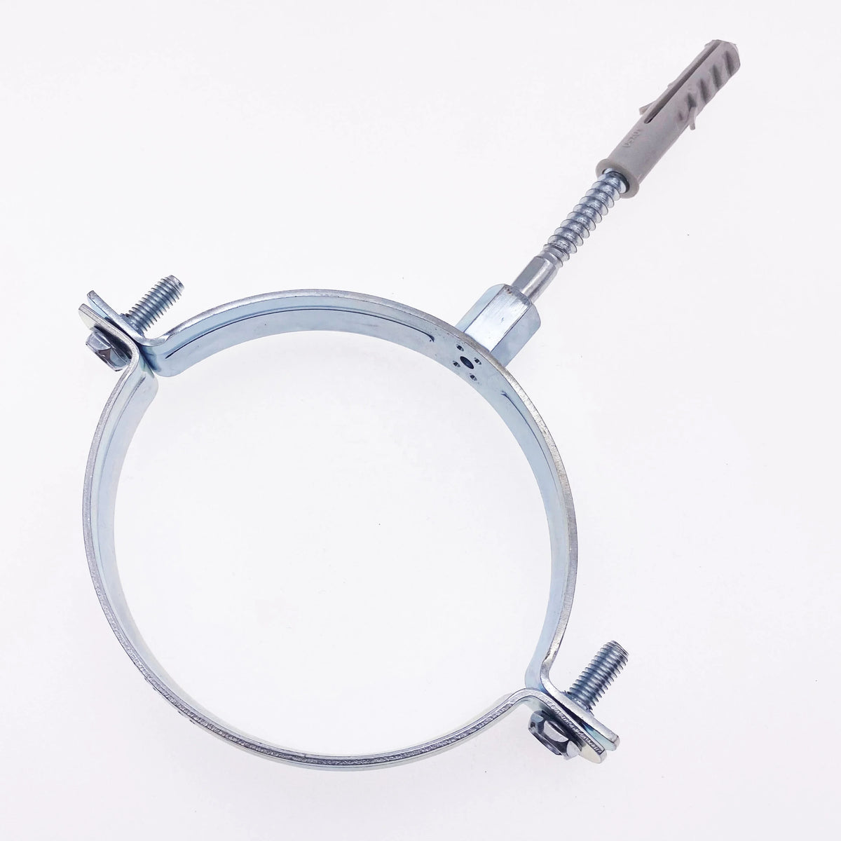 Stainless Steel Pipe Clamp Types Building Wall Mount M8 Rubber Pipe Clamp