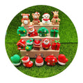 Customization Christmas 3D DIY Charms Slime Scrapbook Cabochons Festival Gifts Kids Resin Beads for Hair Clip Decorations