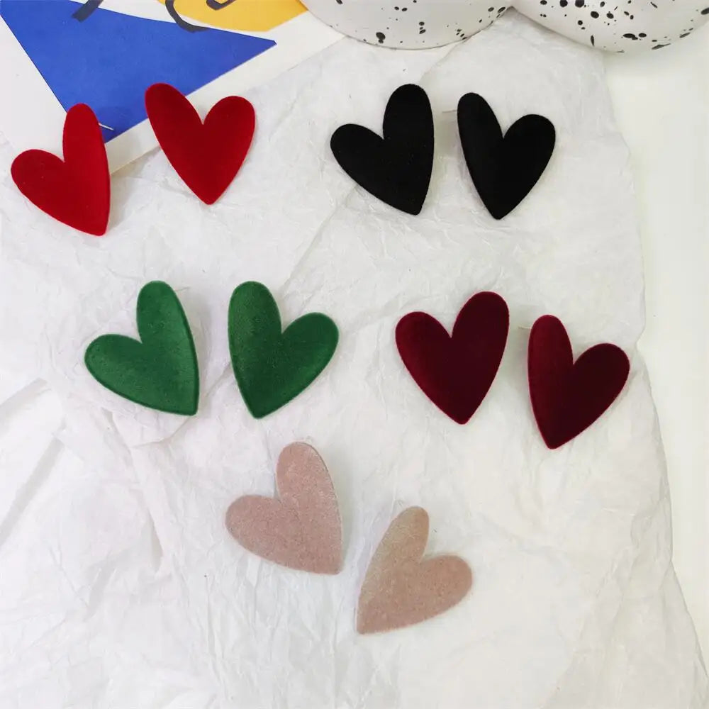 Faux Leather Earrings Lightweight Heart Earring New Design Earrings