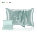 Custom logo Organic 100% Silk Pillow Case in Box Silk Pillow Cover Embroidery Logo Oeko 100% Pure Mulberry Silk Pillowcase