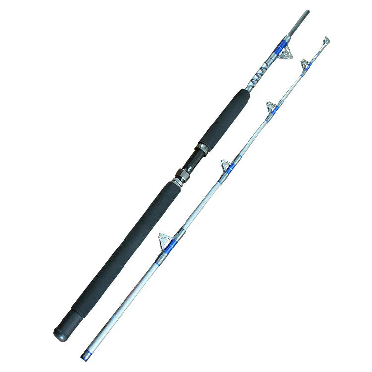 Heavy Plug-in Boat Full Pulley Guide Ring Iron Plate Rod Handle Sea Rod Fishing Gear Rod